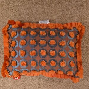 Opalhouse Orange and Blue Accent Pillow